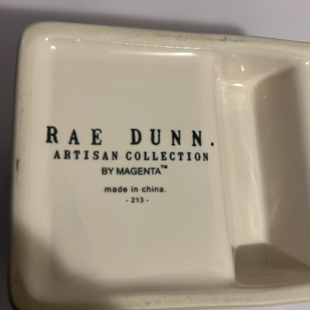 Rae Dunn Ceramic Holder Rainbow Pride Cosmetic Brushes Toothbrush Pens Store EUC - Picture 7 of 7